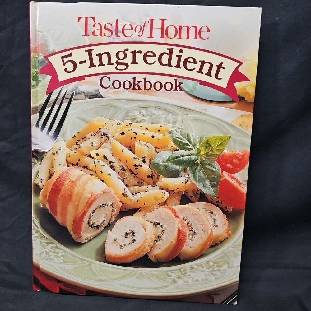 Hardcover Taste Of Home 5-Ingredient Cookbook Recipes Cook Book Cooking 2017